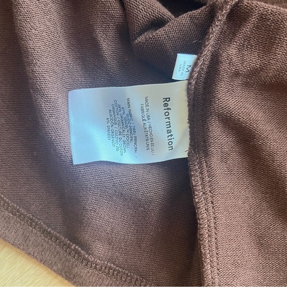 Reformation Chocolate Brown Turtleneck Sweater - Picture 6 of 8